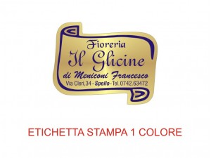 Etichette adesive per fioristi, fiorai e vivaisti (mm 34x26)  (cod.40G)